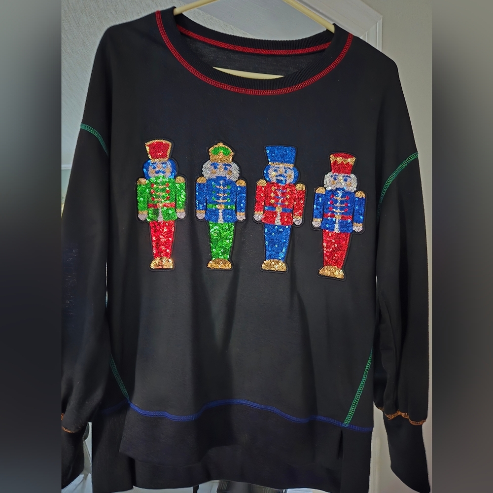 Nutcracker sequin christmas
